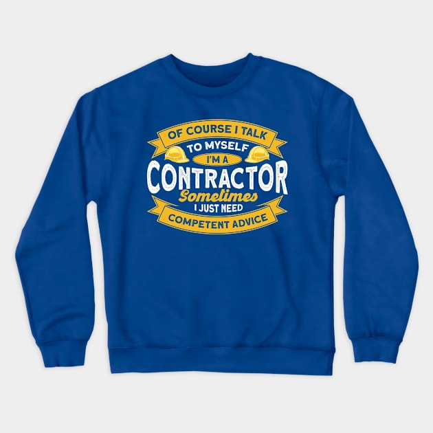 Business Job Contractor gift Crewneck Sweatshirt by Toeffishirts